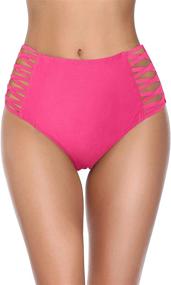 img 4 attached to 👙 Holipick Strappy Waisted Swimsuit: Stylish Bottoms for Women's Clothing at Swimsuits & Cover Ups