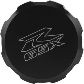 img 2 attached to 🏍️ OSBUN Front Brake Reservoir Cover Cap for SUZUKI GSXR GSX-R 600/750/1000 (1996-2020) - Black