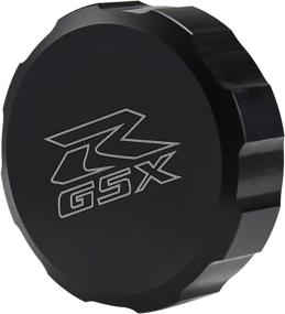 img 1 attached to 🏍️ OSBUN Front Brake Reservoir Cover Cap for SUZUKI GSXR GSX-R 600/750/1000 (1996-2020) - Black