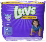 👶 luvs ultra leakguards diapers - size 4 - pack of 29 logo