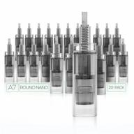 get your skin looking its best with dr. pen ultima a7 replacement cartridges - 20 pack (0.25mm round nano bayonet slot) logo