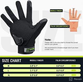 img 3 attached to 🧤 LOEO Motorcycle Gloves: Breathable Full Finger Touchscreen Hard Knuckle Tactical gloves for Men and Women, Ideal for Dirt Bike, ATV, BMX, MTB, UTV Racing, and Cycling