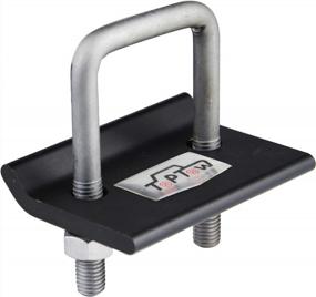 img 3 attached to TOPTOW 64703 Trailer Hitch Tightener Anti Rattle Clamp For 1.25 Inch And 2 Inch Receiver Hitches, Aluminum Stabilizer Plate, High Grade Steel U-Bolt - No Wobble (Black Finish)