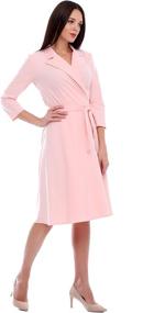img 2 attached to LadyLike Womens Classic Sleeve Modest Women's Clothing - Dresses