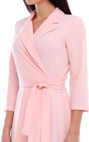 img 3 attached to LadyLike Womens Classic Sleeve Modest Women's Clothing - Dresses