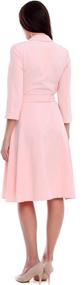 img 1 attached to LadyLike Womens Classic Sleeve Modest Women's Clothing - Dresses