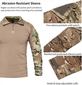 img 2 attached to Men'S Tactical Combat Shirt For Outdoor Adventures - CARWORNIC Assault Military Army T Shirt