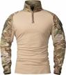 men's tactical combat shirt for outdoor adventures - carwornic assault military army t shirt logo