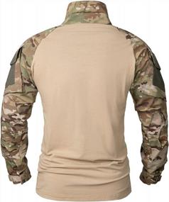 img 3 attached to Men'S Tactical Combat Shirt For Outdoor Adventures - CARWORNIC Assault Military Army T Shirt