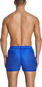 img 1 attached to SEOBEAN Mens Translucent Sport Swim Beach Surf Shorts
