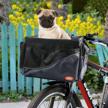ride in style with pawise dog bike basket: perfect for small and medium dogs logo