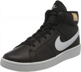 img 4 attached to Кроссовки для тенниса Nike мужские белые-черные