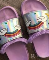 img 1 attached to 🌈 FUNKYMONKEY Rainbow Boys' Toddler Sandals - Outdoor Shoes review by Sean Pierre