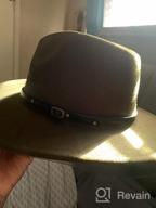 img 1 attached to 🧢 Stylish XINBONG Patchwork Fedora: Trendy Leather Boys' Accessories for a Casual Look review by Gus Gutierrez