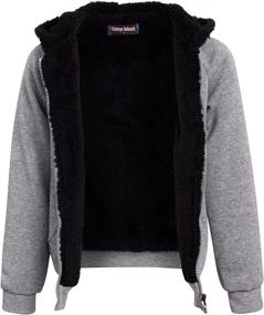 img 3 attached to 🧥 Coney Island Sherpa Lined Full Zip Sweatshirt - Boys' Fashion Hoodies & Sweatshirts