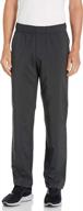 versatile men's active series comfort pants with straight fit by haggar logo