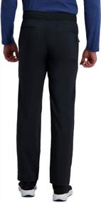 img 3 attached to Versatile Men'S Active Series Comfort Pants With Straight Fit By Haggar