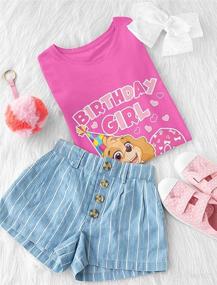 img 1 attached to Birthday Patrol Infant Fitted T Shirt Apparel & Accessories Baby Girls : Clothing