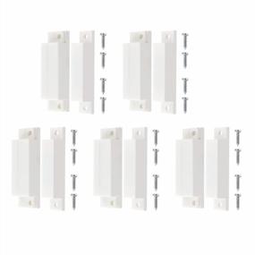 img 4 attached to Secure Your Home With BNYZWOT Magnetic Reed Switch Door/Window Alarms - Set Of 5 NC/NO MC-31B