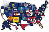 state sticker travel map accessories exterior accessories at bumper stickers, decals & magnets logo