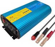 🔌 gisian 500w pure sine wave power inverter: dc 12v to ac 110v converter for car/boat/solar system with usb port and ac outlets logo