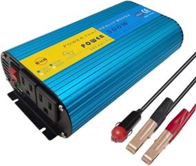 img 4 attached to 🔌 GISIAN 500W Pure Sine Wave Power Inverter: DC 12V to AC 110V Converter for Car/Boat/Solar System with USB Port and AC Outlets