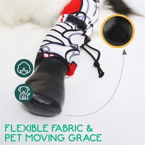 img 2 attached to 🐾 Adjustable Dog Leggings for Small Medium Large Breeds with Anti-Slip Sole - Greenvine