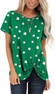 girls summer sleeve shirts shamrock girls' clothing ~ tops, tees & blouses logo