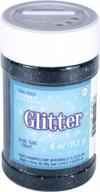 sulyn black glitter jar: 4 oz, non-toxic & reusable shaker top for easy dispensing - sul51128 logo