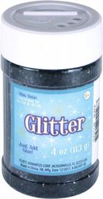 img 1 attached to Sulyn Black Glitter Jar: 4 oz, Non-Toxic & Reusable Shaker Top for Easy Dispensing - SUL51128