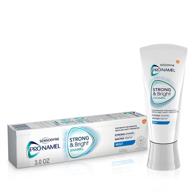 advanced pronamel strong bright whitening toothpaste logo