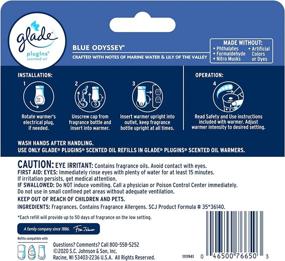 img 3 attached to 🌬️ Glade PlugIns Refills Air Freshener - Blue Odyssey Scent, 3-Pack - Ideal for Home and Bathroom