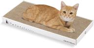 🐾 smartbean cardboard scratcher pad: durable & high density cat scratch pad, indoor toy for cats with double-sided design for long-lasting use logo