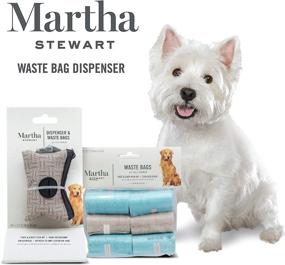 img 2 attached to 🐾 Martha Stewart for Pets Unscented Waste Bags for All Dogs: Tear-Resistant Rolls for Convenient Dog Walking and Everyday Use