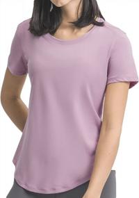 img 4 attached to Stay Cool And Comfortable: Lemedy Women'S Breathable Short Sleeve Workout Top