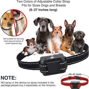 img 1 attached to Citronella Spray Bark Collar for Large Dogs - Adjustable Sensitivity & Volume - Automatic Anti Bark Device - Stop Dog Barking Collar