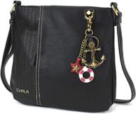 chala laser crossbody faux leather women's handbags & wallets ~ crossbody bags логотип