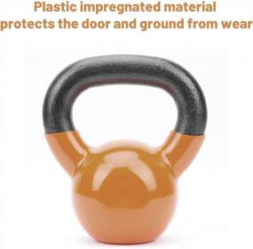 img 1 attached to Transform Your Home Gym With DNC Vinyl Coated Cast Iron Kettlebell Weights - Perfect For Men And Women Strength Training