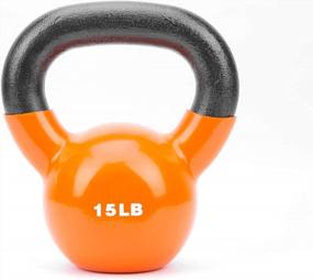 img 4 attached to Transform Your Home Gym With DNC Vinyl Coated Cast Iron Kettlebell Weights - Perfect For Men And Women Strength Training