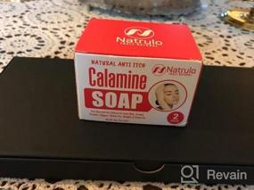 img 6 attached to Calamine Itch Relief Soap Bar - Natural Cleansing Skincare For Bug Bites, Eczema, Poison Ivy, Chicken Pox - Instant Anti-Itch Defense For Itchy Skin From Insects Or Mosquitoes