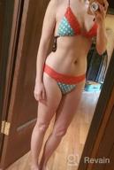 img 1 attached to RELLECIGA Women'S Triangle Lace Bikini Set For Ladies review by Jennifer Davis