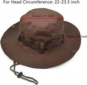 img 1 attached to Stay Shielded From The Sun With Our Double Layered Outdoor Sun Hat