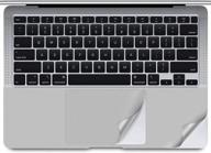 protect your macbook pro 13 inch with palm rest cover and trackpad protector in silver logo