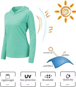 img 1 attached to Women'S Long Sleeve Hoodie Shirts UPF 50+ Sun Protection UV Lightweight T-Shirt: Maximum Sun Protection & Comfort For All Seasons