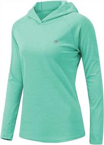 img 4 attached to Women'S Long Sleeve Hoodie Shirts UPF 50+ Sun Protection UV Lightweight T-Shirt: Maximum Sun Protection & Comfort For All Seasons