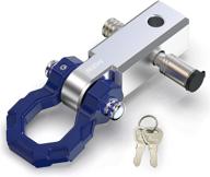 mzs shackle hitch lock blue logo