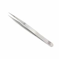 stainless steel general-purpose forceps with fine precision tips - 3.5 in. (90 mm) length for scientific labwares assembly tools logo
