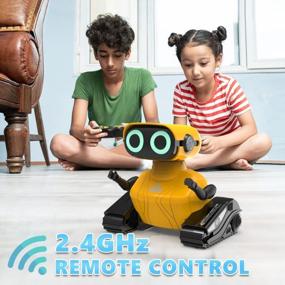 img 2 attached to Get Grooving With GILOBABY'S Remote Control Robot Toys For Kids!
