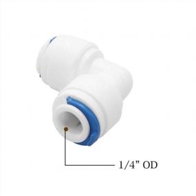 img 3 attached to Effortless RO Water Tube Connection With Beduan Water Push To Connect Quick Connect Fitting Pack Of 16