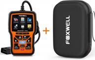storage case included - foxwell nt301 obd2 scanner for automotive mechanics logo
